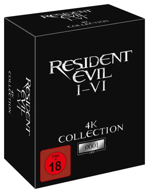 Resident Evil 1-6 – 4K Blu-ray (UHD + Blu-ray Disc)