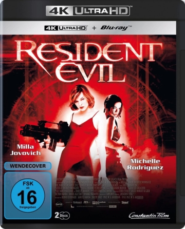 Resident Evil 4K Blu-ray mit Milla Jovovich und Michelle Rodriguez