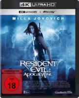 Resident Evil: Apocalypse 4K Blu-ray mit Milla Jovovich