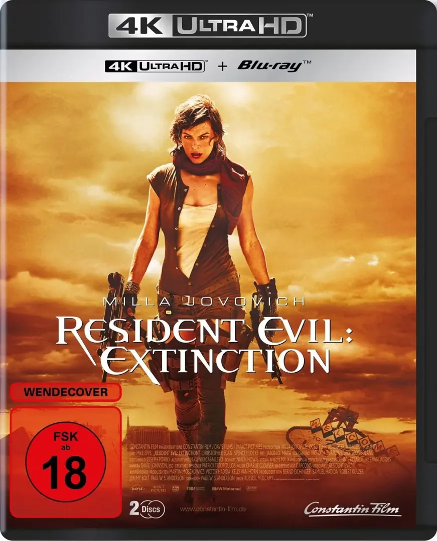 Resident Evil: Extinction 4K Blu-ray mit Milla Jovovich