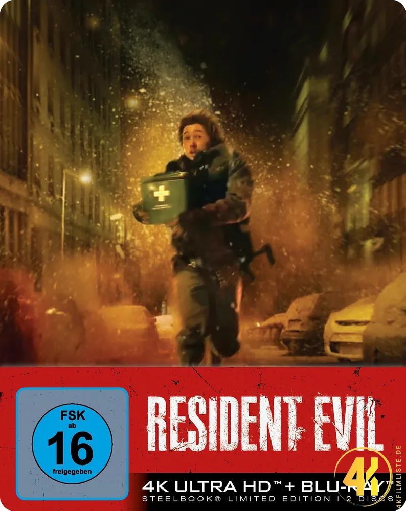 Resident Evil Frontcover 2026 4K Steelbook Ultra HD Blu-ray Disc