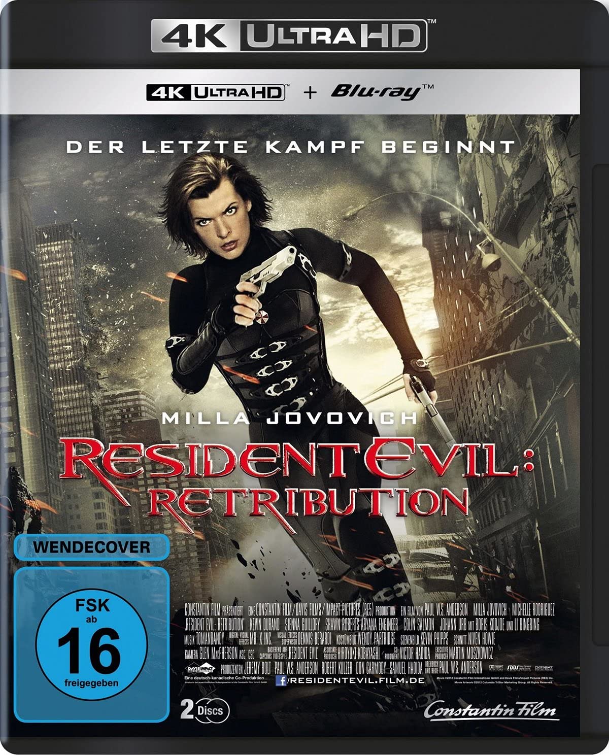Resident Evil: Retribution – 4K Blu-ray (UHD + Blu-ray Disc)