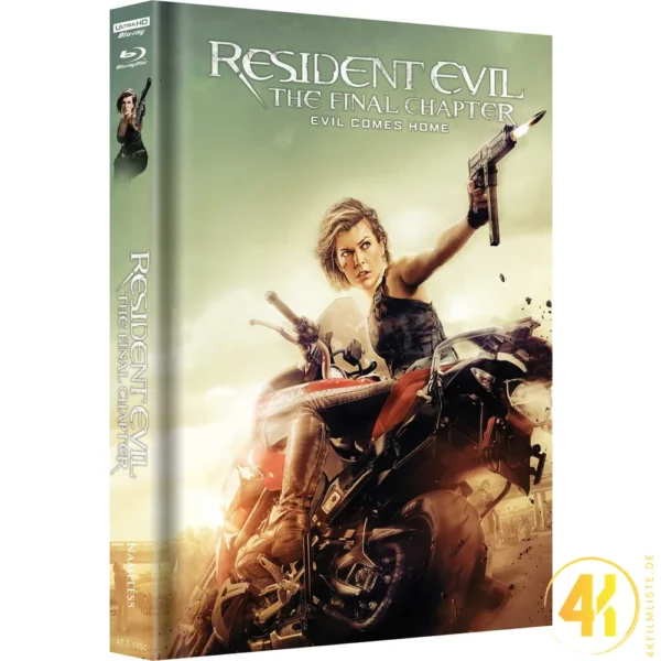 Resident Evil: The Final Chapter (Cover A) – 4K Mediabook (UHD + Blu-ray Disc + 3D)