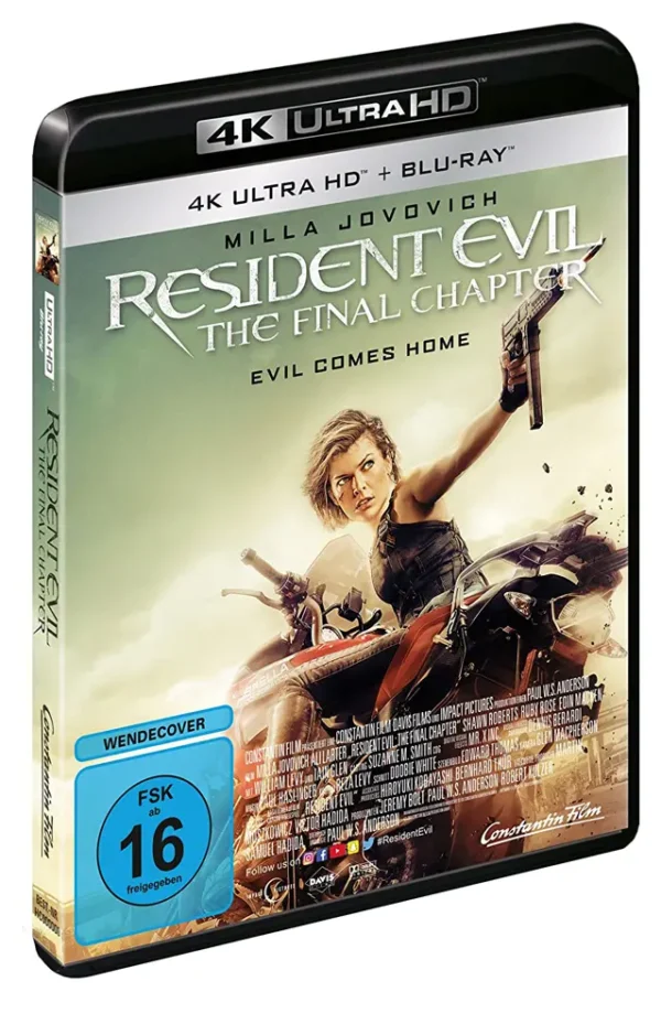 Resident Evil: The Final Chapter – 4K Blu-ray (UHD + Blu-ray Disc)
