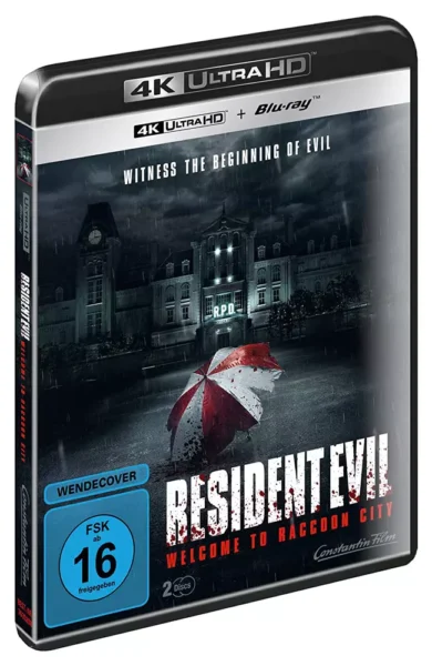 Resident Evil: Welcome to Raccoon City – 4K Blu-ray (UHD + Blu-ray Disc)