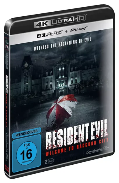 Resident Evil: Welcome to Raccoon City – 4K Blu-ray (UHD + Blu-ray Disc)