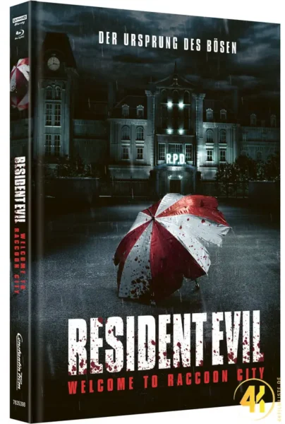 Resident Evil: Welcome to Raccoon City (Cover A) – 4K Mediabook (UHD + Blu-ray Disc)