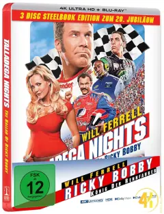 Ricky Bobby: König der Rennfahrer – 4K Steelbook (UHD + 2x Blu-ray Disc)