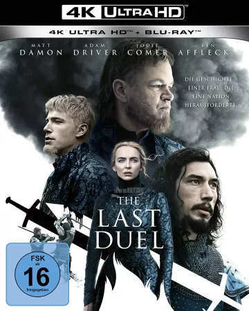 The Last Duel - 4K Blu-ray Disc aus Deutschland mit Matt Damon