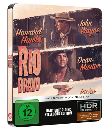 Rio Bravo 4K Steelbook mit John Wayne