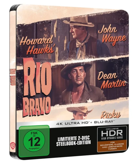 Rio Bravo – 4K Steelbook (UHD + Blu-ray Disc)