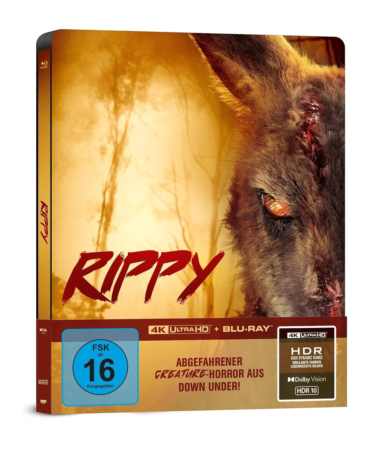 Rippy: Das Killerkänguru – 4K Steelbook (UHD + Blu-ray Disc)