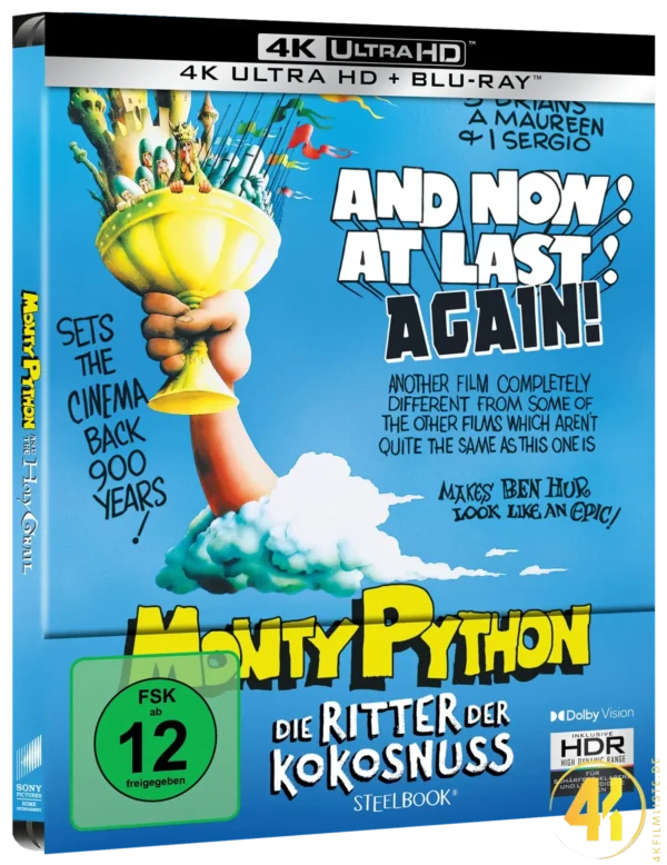 Die Ritter der Kokosnuss – 4K Steelbook (UHD + Blu-ray Disc)