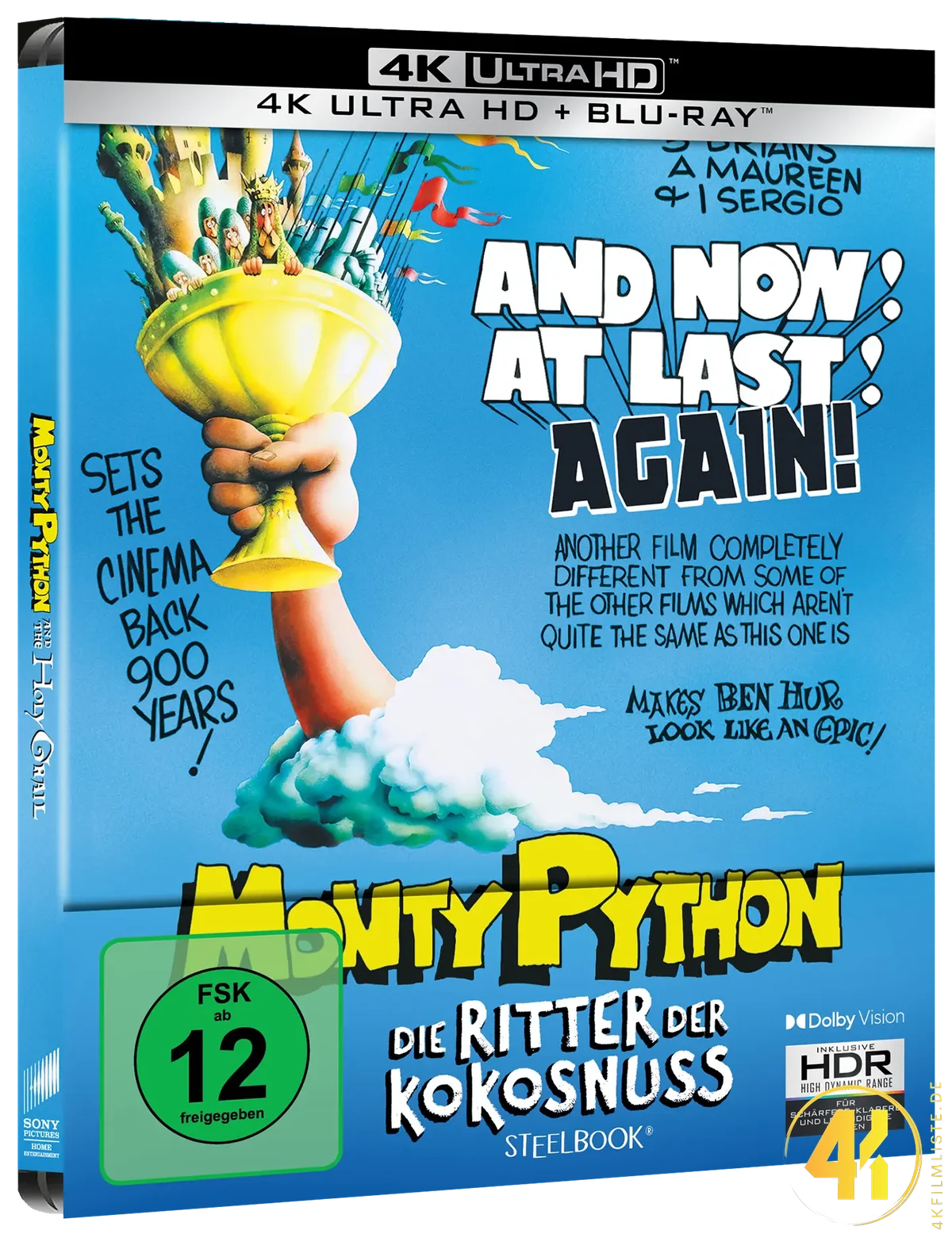 Die Ritter der Kokosnuss – 4K Steelbook (UHD + Blu-ray Disc)