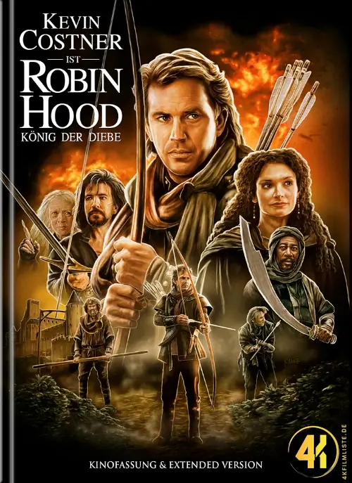 Robin Hood: König der Diebe (Cover B) – 4K Mediabook (UHD + 2x Blu-ray Disc)