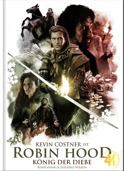 Robin Hood: König der Diebe (Cover C) – 4K Mediabook (UHD + 2x Blu-ray Disc)
