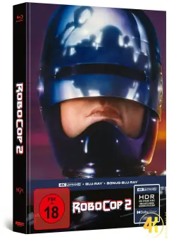 RoboCop 2 (Cover B) – 4K Mediabook (UHD + Blu-ray Disc + Bonus Blu-ray)