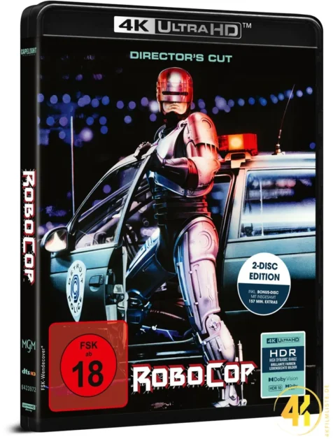 RoboCop 4K Blu-ray 2 Disc Set Ultra HD Blu-ray Disc