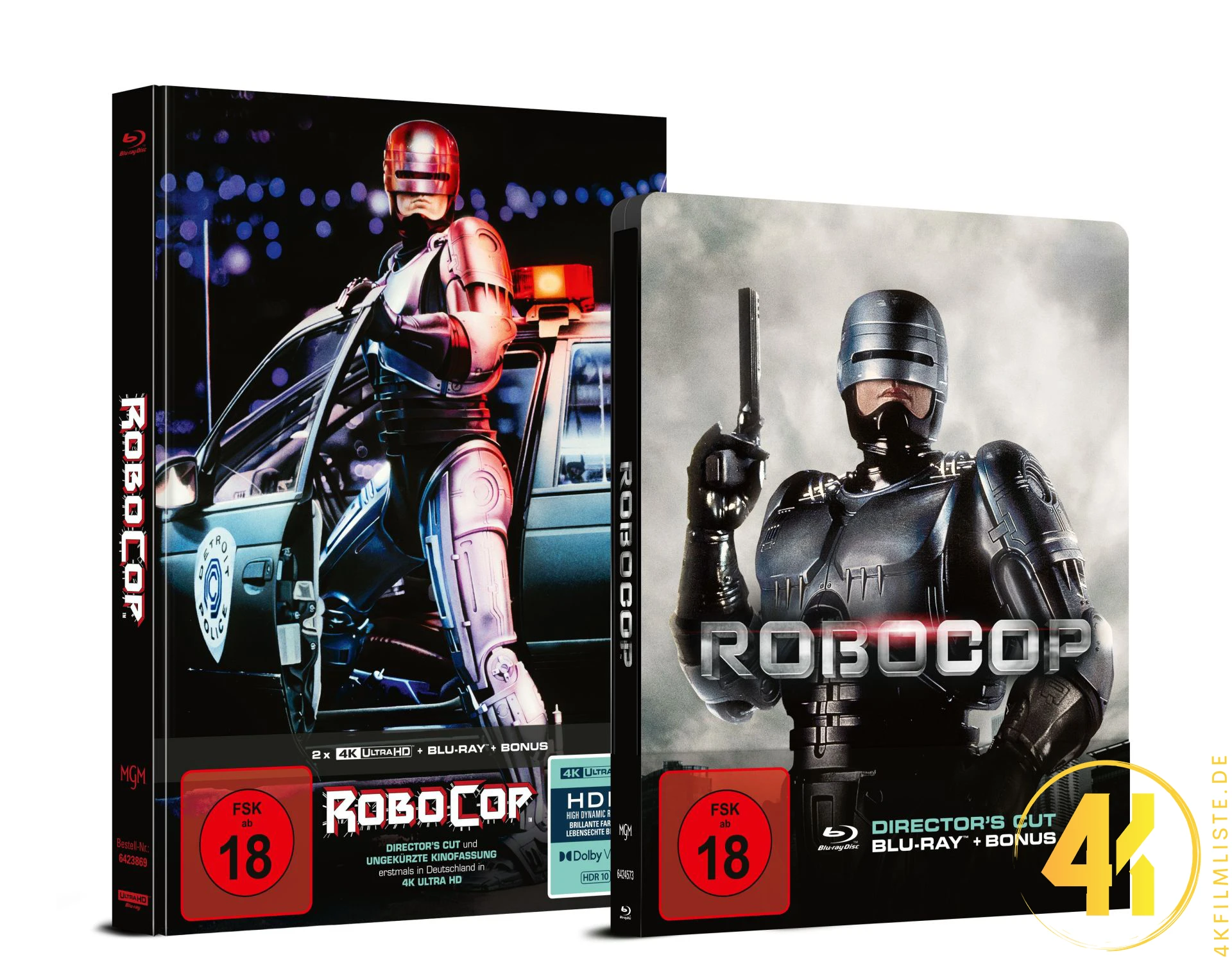 RoboCop (Full Set Blu-ray) – 4K Mediabook (UHD + Blu-ray Disc + Bonus Blu-ray)