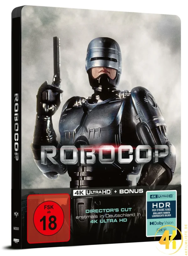 RoboCop (Director’s Cut) – 4K Steelbook (UHD + Bonus Blu-ray)