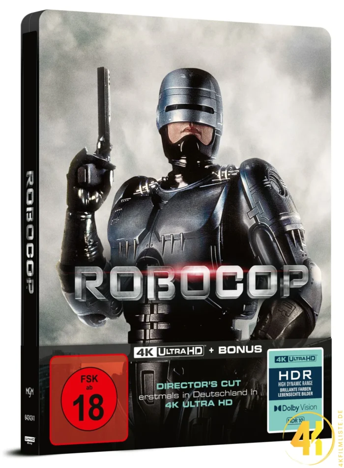 RoboCop (Director’s Cut) – 4K Steelbook (UHD + Bonus Blu-ray)
