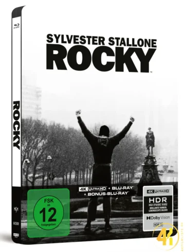 Rocky – 4K Steelbook (UHD + Blu-ray Disc + Bonus Blu-ray)