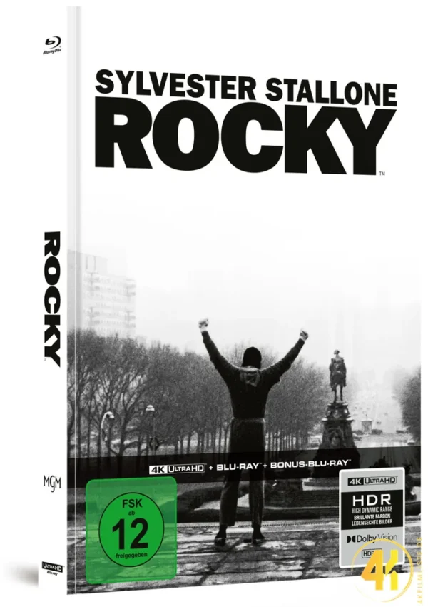 Rocky (Cover A) – 4K Mediabook (UHD + Blu-ray Disc + Bonus Blu-ray)