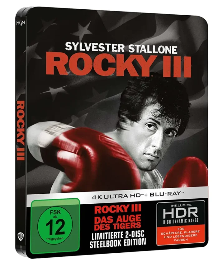 Rocky III: Das Auge des Tigers – 4K Steelbook (UHD + Blu-ray Disc)