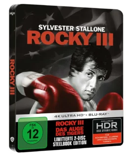 Rocky III Das Auge des Tigers 4K Steelbook Ultra HD Blu-ray Disc