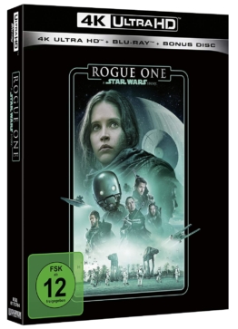Rogue One - A Star Wars Story (4K UHD Blu-ray) (Line Look Edition) Cover mit Felicity Jones und Diego Luna