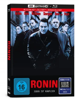 Ronin 3 Disc 4K UHD Mediabook mit Robert de Niro