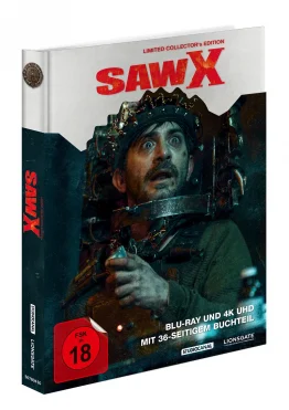 SAW X 4K Digibook Ultra HD Blu-ray Disc Limited Edition mit Buchteil