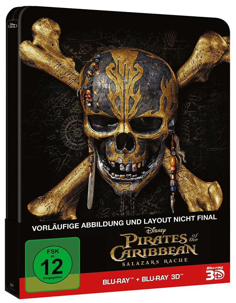 Pirates of Carribean - Salazars Rache Blu-ray-Steelbook