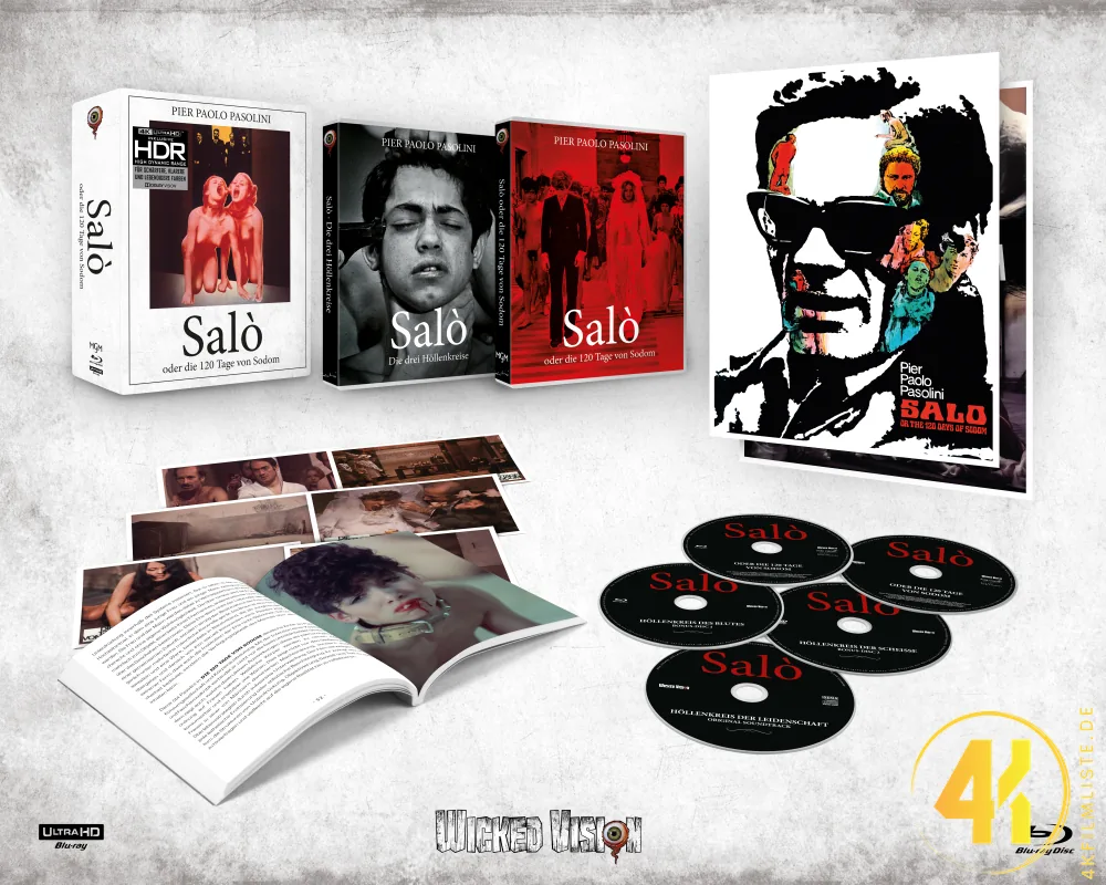 Salo 4K Blu-ray Cover A Ultra HD Blu-ray Disc