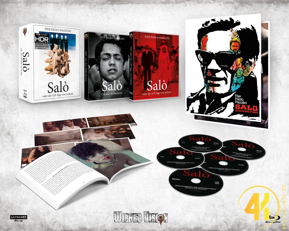Salo 4K Blu-ray Cover B Ultra HD Blu-ray Disc