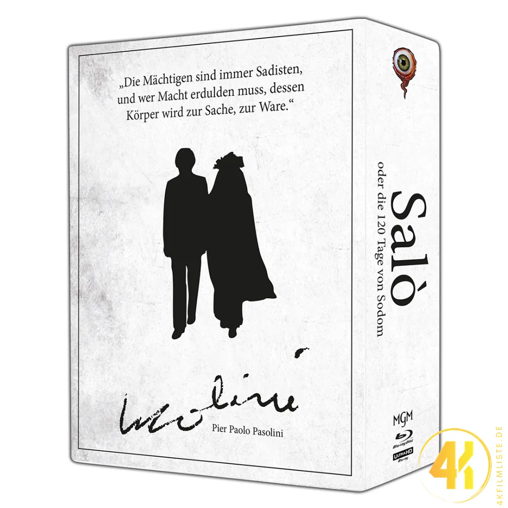 Salo Backcover mit Deckblatt 4K Blu-ray Cover B Ultra HD Blu-ray Disc