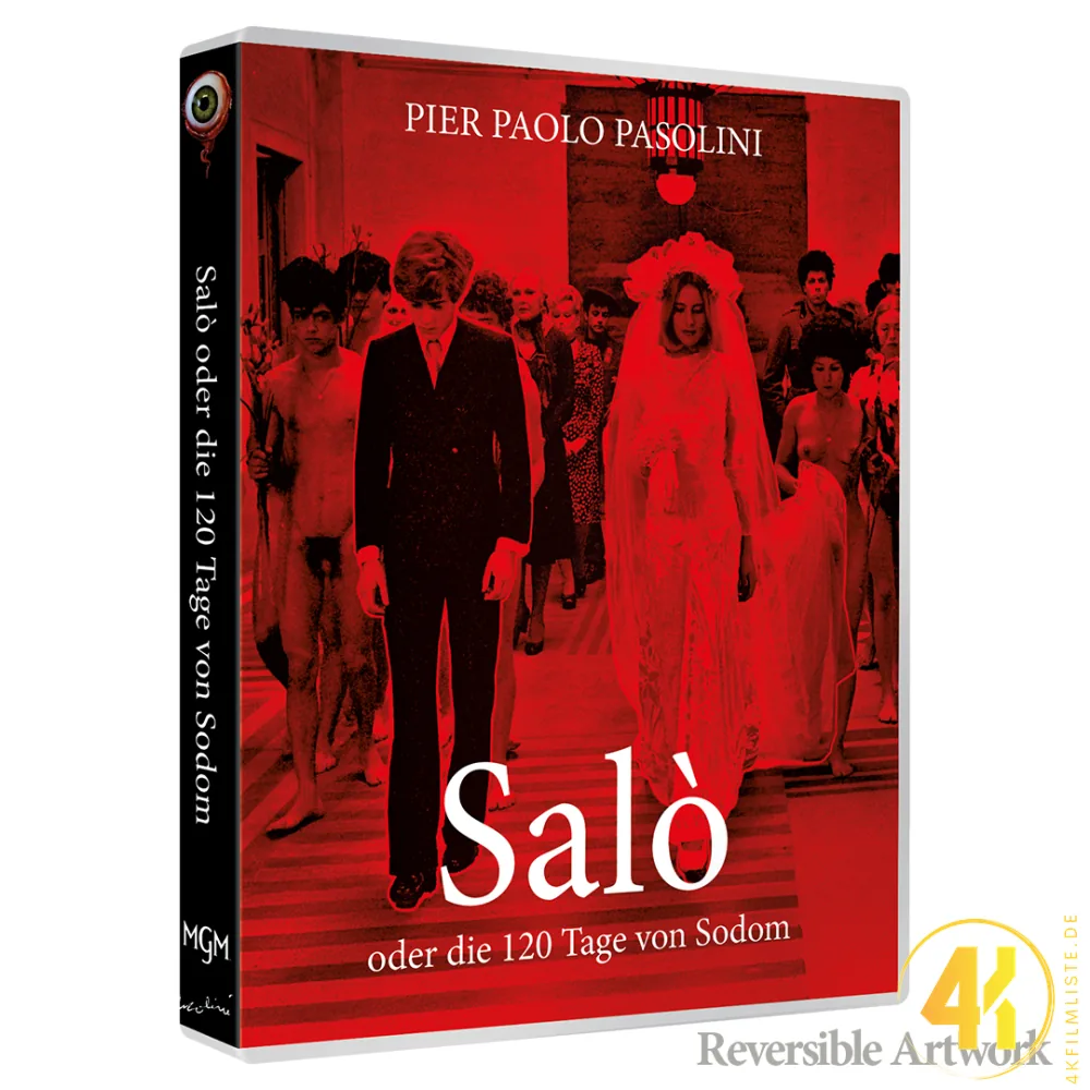 Salo Scanavo Case mit Wendecover rot 4K Blu-ray Cover B Ultra HD Blu-ray Disc