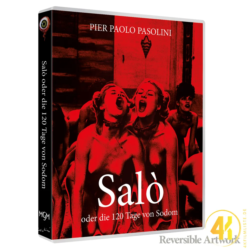 Salo Wendecobver rot Rückseite 4K Blu-ray Cover A Ultra HD Blu-ray Disc