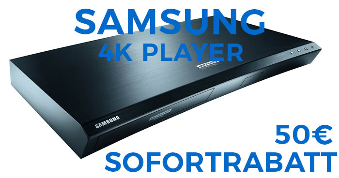 Samsung UBD-K8500: 50 EUR Sofortrabatt auf 4K-Blu-ray Player