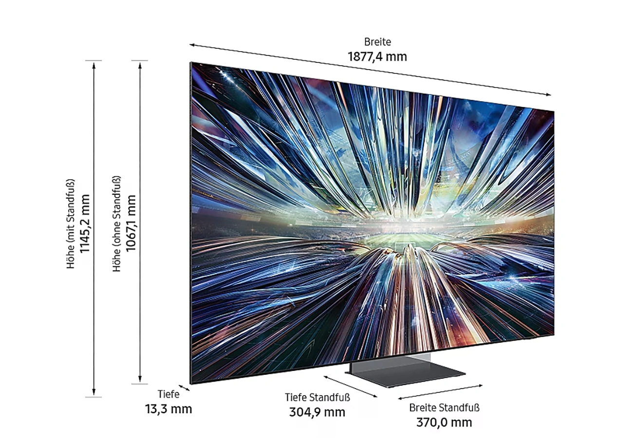 Samsung Neo QLED Abmessungen
