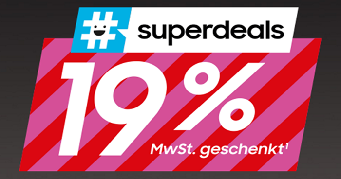 Samsung Superdeals Mehrwertsteür