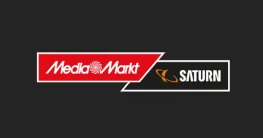 Saturn MediaMarkt mit schwarzem Hintergrund