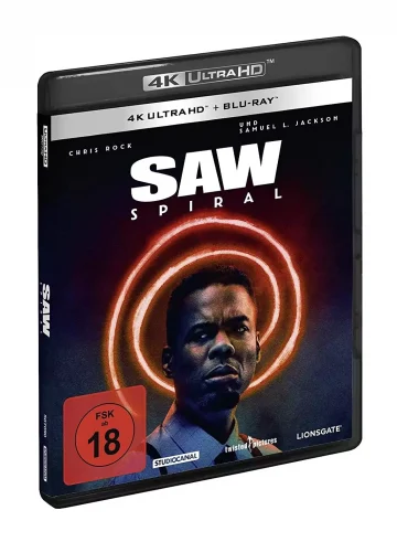 Saw Spiral 4K Blu-ray (Ansicht: Schräg oben)