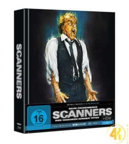 Scanners David Cronenberg 4K Mediabook Ultra HD Blu-ray Disc