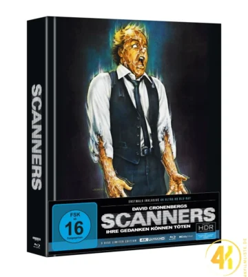 Scanners: Ihre Gedanken können töten – 4K Mediabook (UHD + Blu-ray Disc)