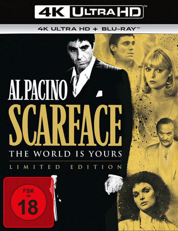 Scarface (1983) (Gold Edition) – 4K Blu-ray (UHD + Blu-ray Disc)
