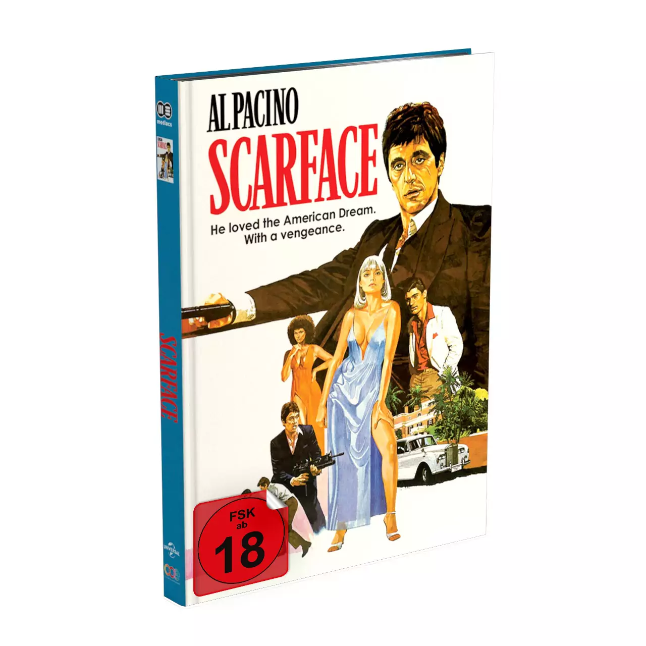 Scarface (1983) – 4K Mediabook (Cover A) (UHD + Blu-ray Disc)