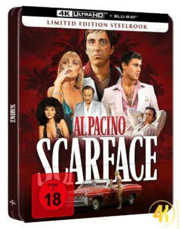 Scarface 4K Steelbook 2025 Ultra HD Blu-ray Disc