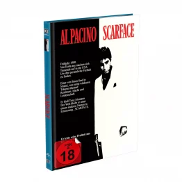 Scarface Cover F (4K Mediabook) mit Tony Montana in Schwarzweiß (mit FSK)