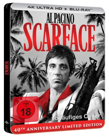 Scarface AL Pacino 4K Steelbook PreCover